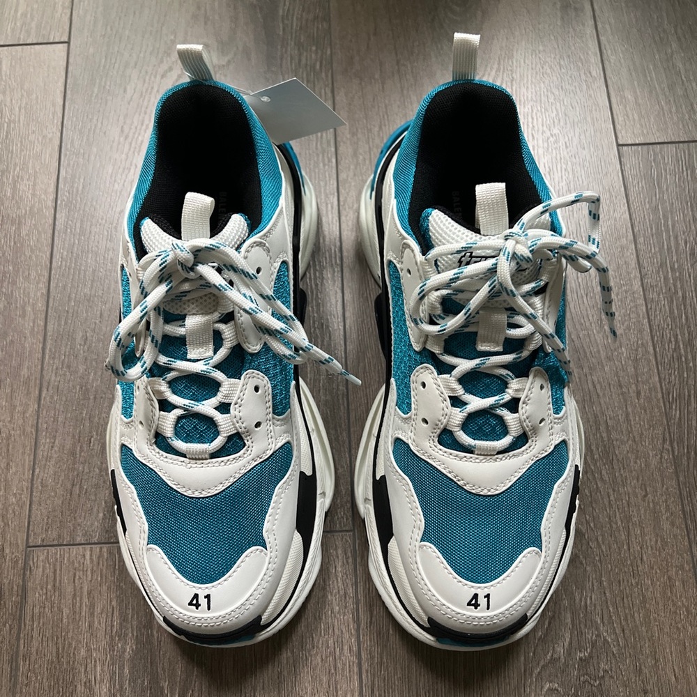 Balenciaga Triple S sneakers in blue/white/black